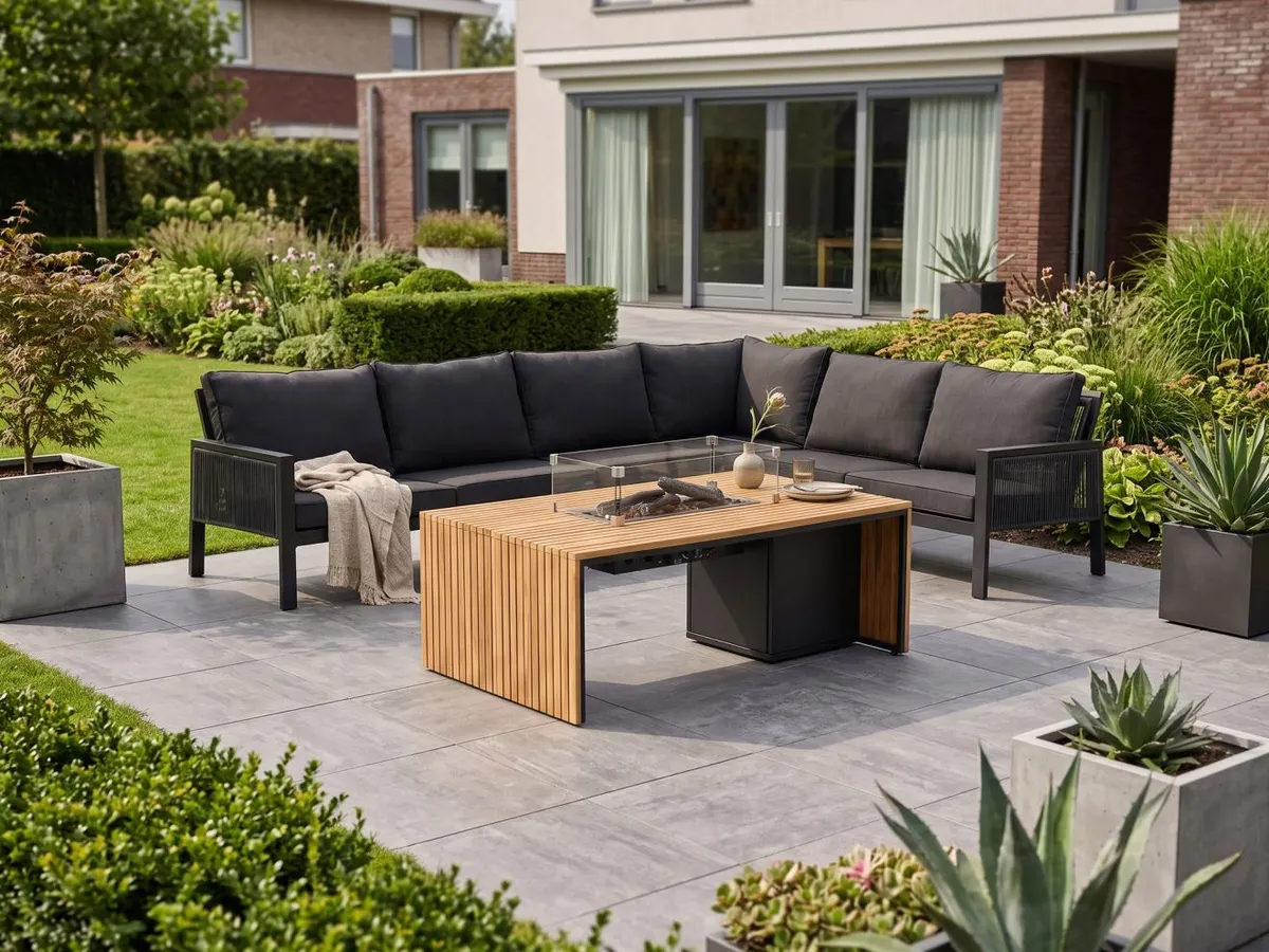 Ecklounges aus Polyrattan